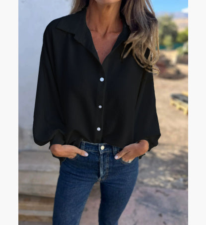 Chemise à manches longues pour femme