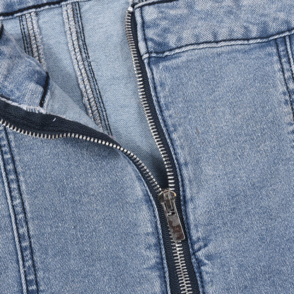 Robe Courte Bustier en Jean Coupe Moulante Élégante & Look Été Chic