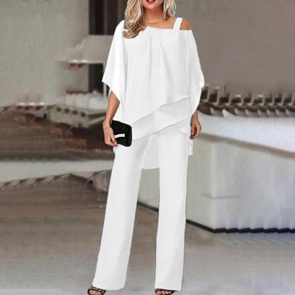 Ensemble Chic Femme Haut Asymétrique